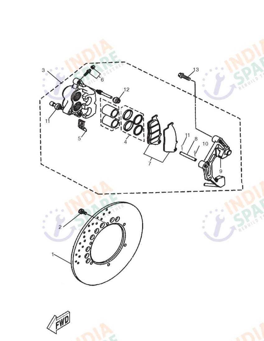 FRONT BRAKE CALIPER